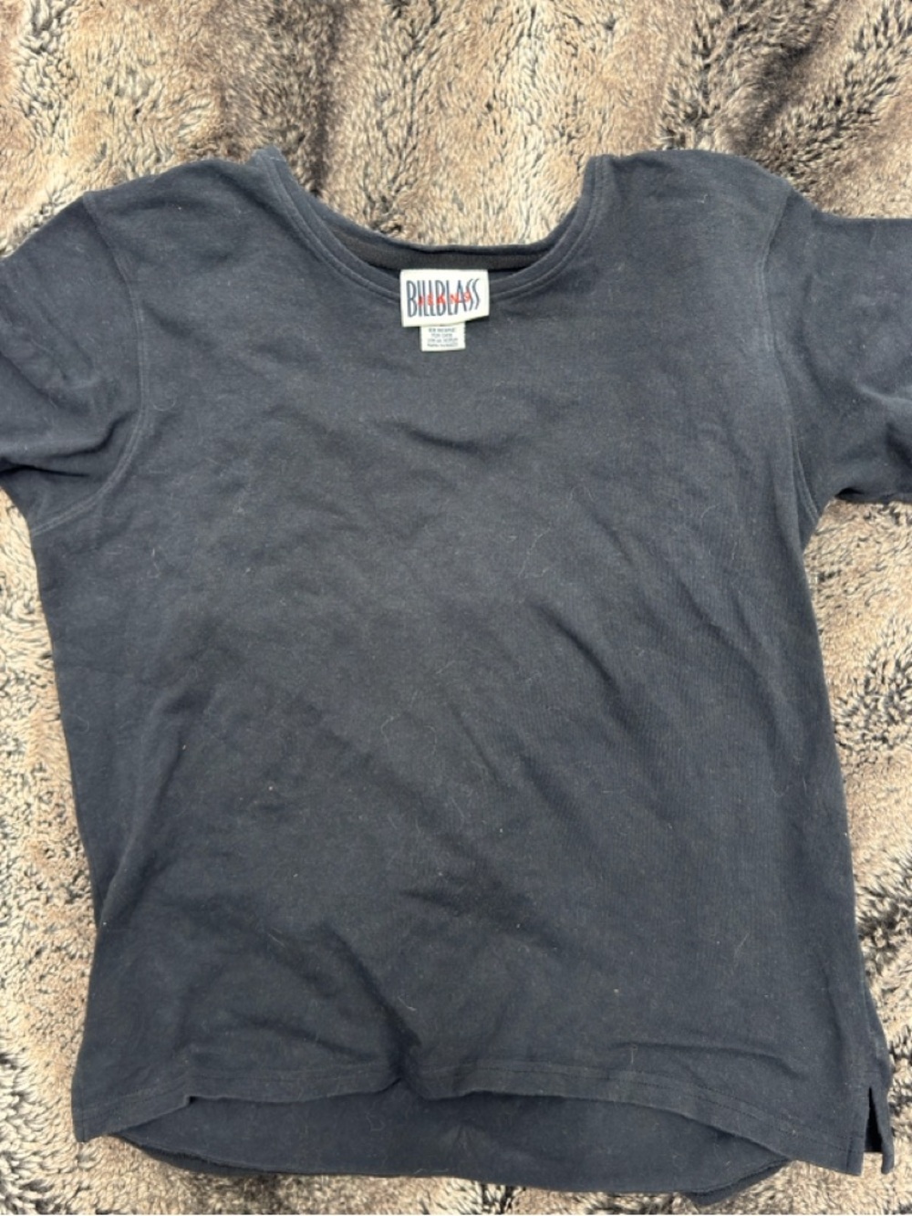 bill blass Black Short-Sleeve Kids Top